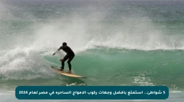 5 شواطئ.. استمتع بأفضل وجهات ركوب الأمواج الساحرة في مصر لعام 2024